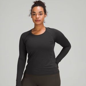 Lululemon Swiftly Tech Long-Sleeve Shirt 2.0 *Race Length in Black